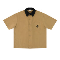 SM Eternal Fleur Shirt camel tan front