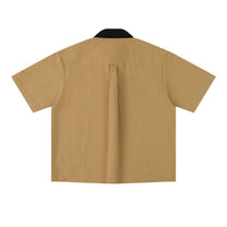 SM Eternal Fleur Shirt camel tan back