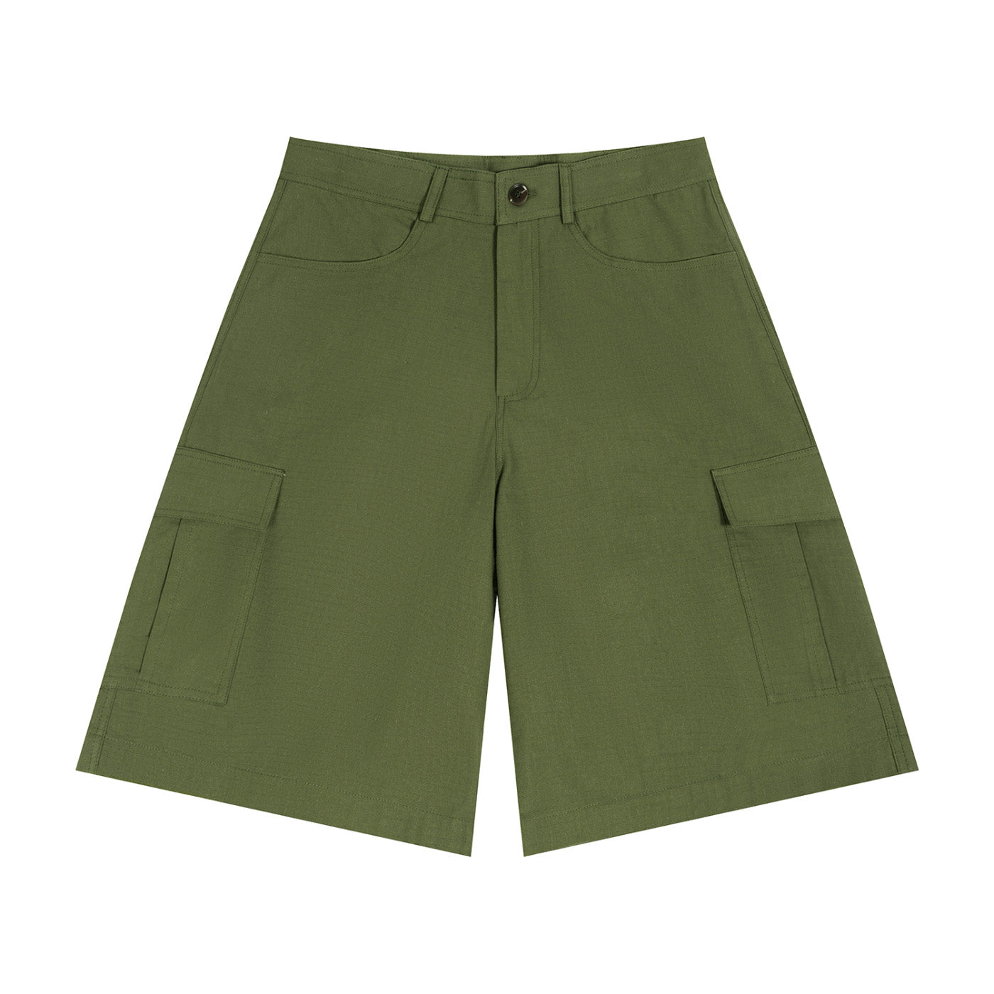 SM Eternal Fleur Utility Shorts khaki green front
