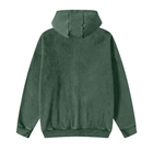 SM Sig. Acid Wash Fleece Hoodie dark green back