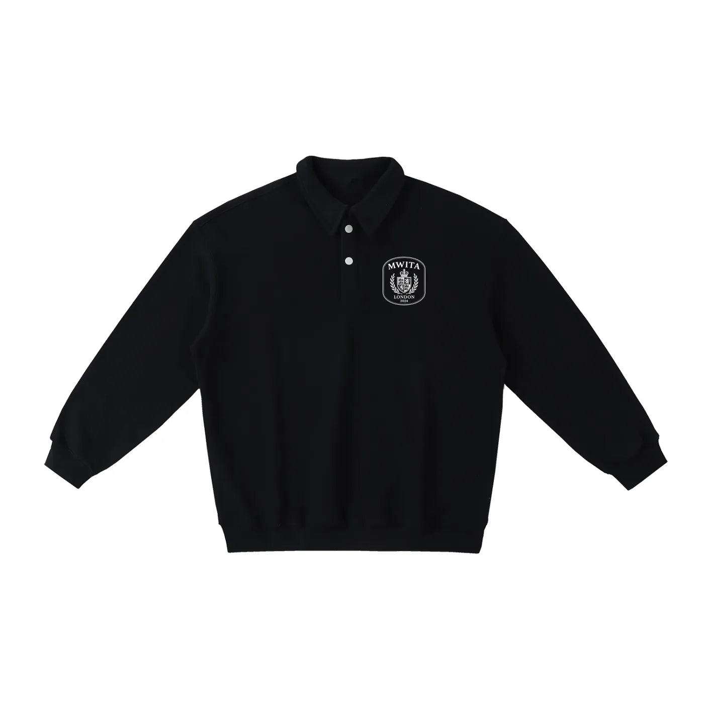 SM Royal Emblem Sweatshirt black front