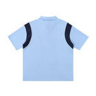 SM Sig. Panel Polo T-shirt blue back