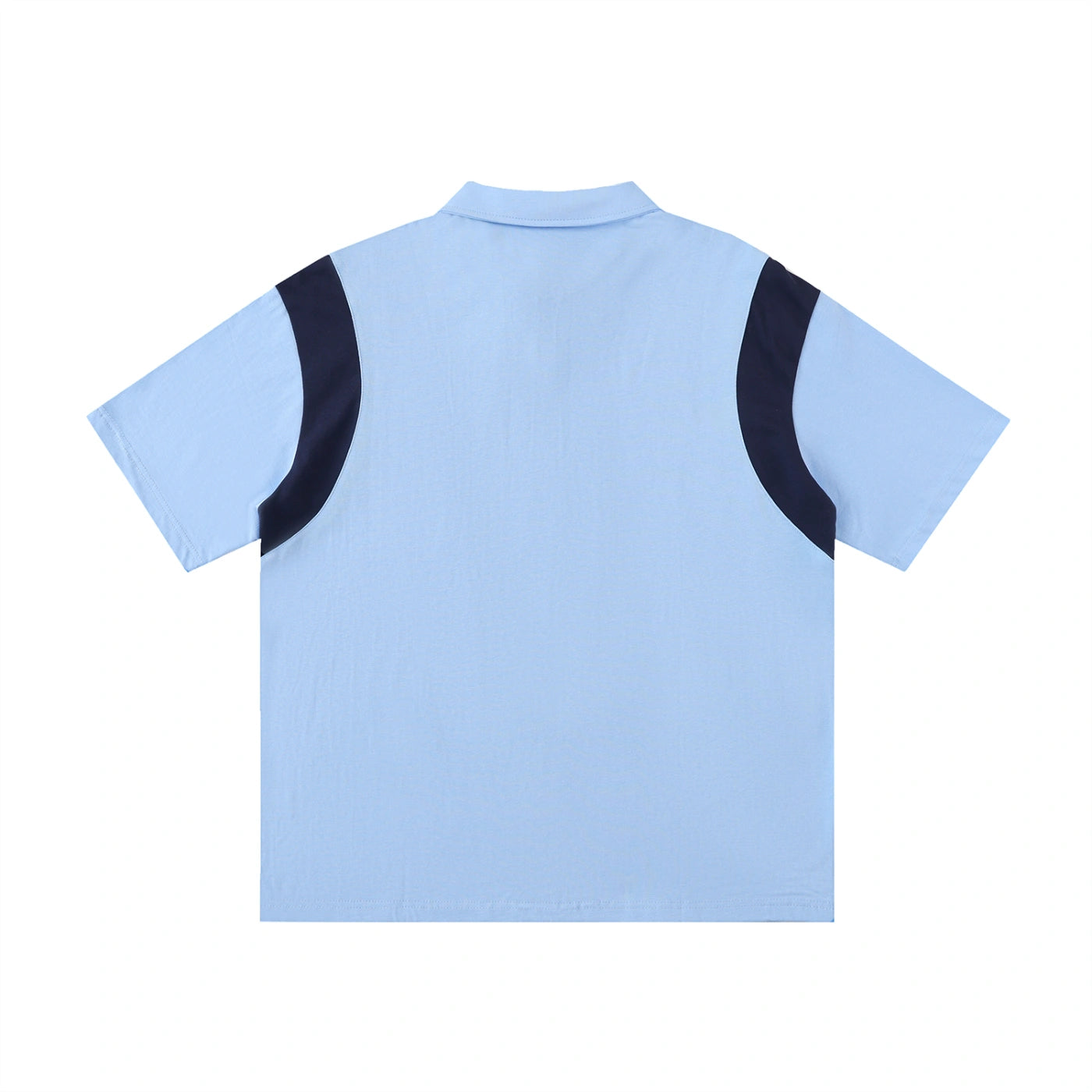 SM Sig. Panel Polo T-shirt blue back