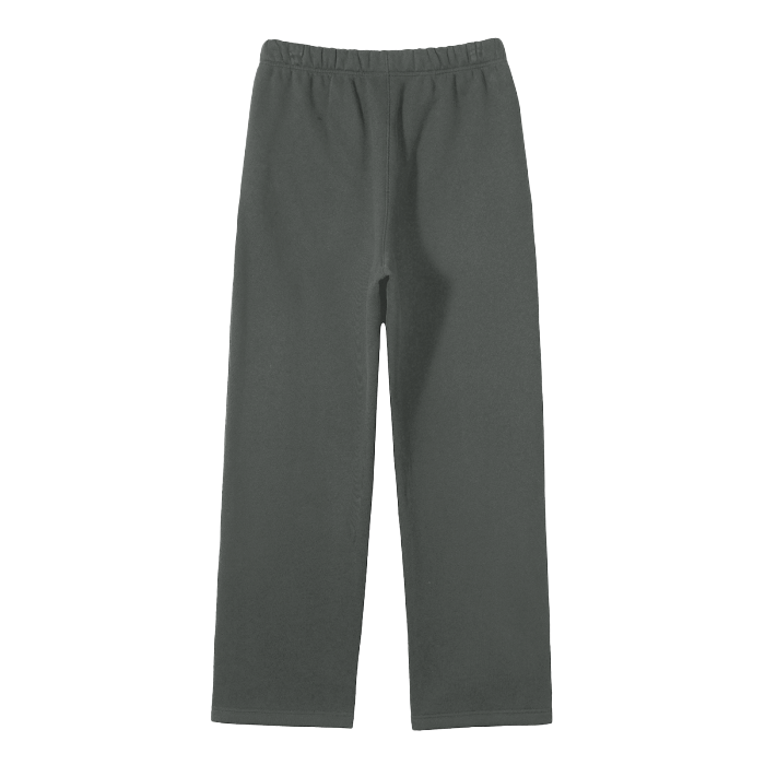 SM Fleece Straight Leg Trousers dark grey back