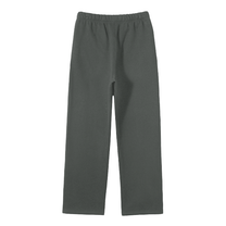 SM Fleece Straight Leg Trousers dark grey back