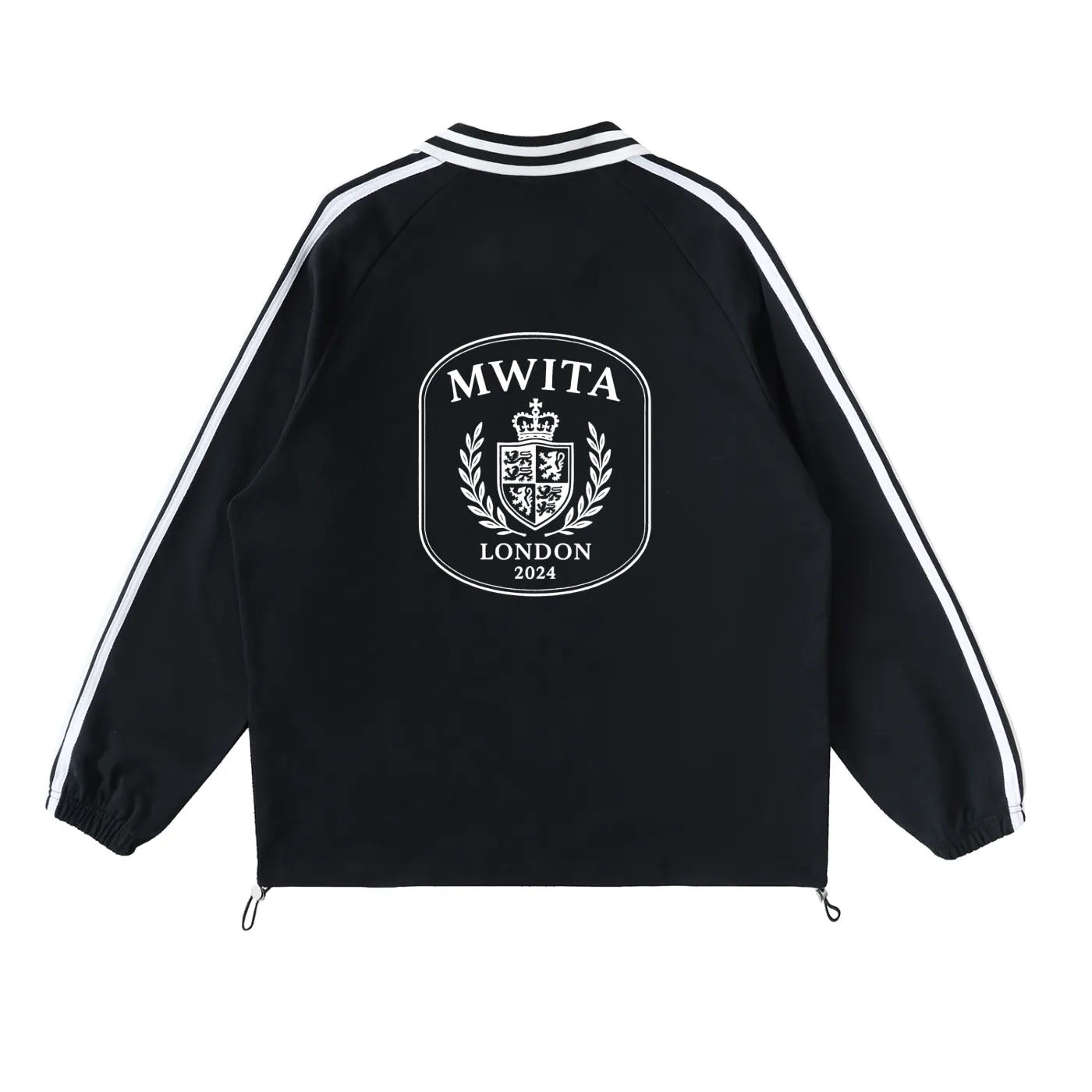 SM Royal Emblem Panel Sweatshirt black back