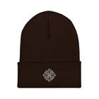 SM Fleur Beanie brown front