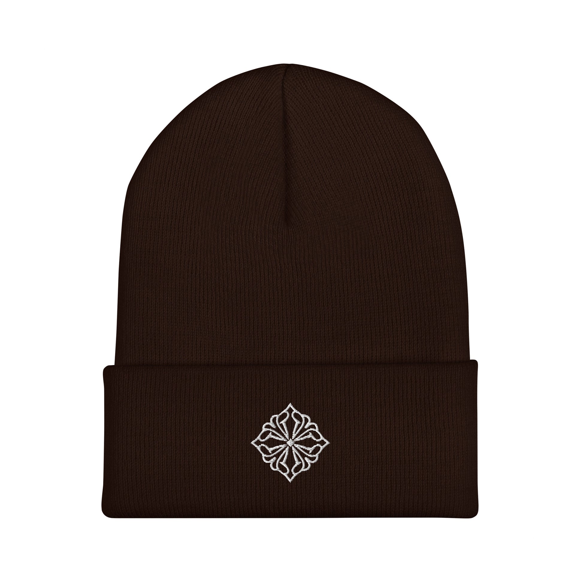 SM Fleur Beanie brown front