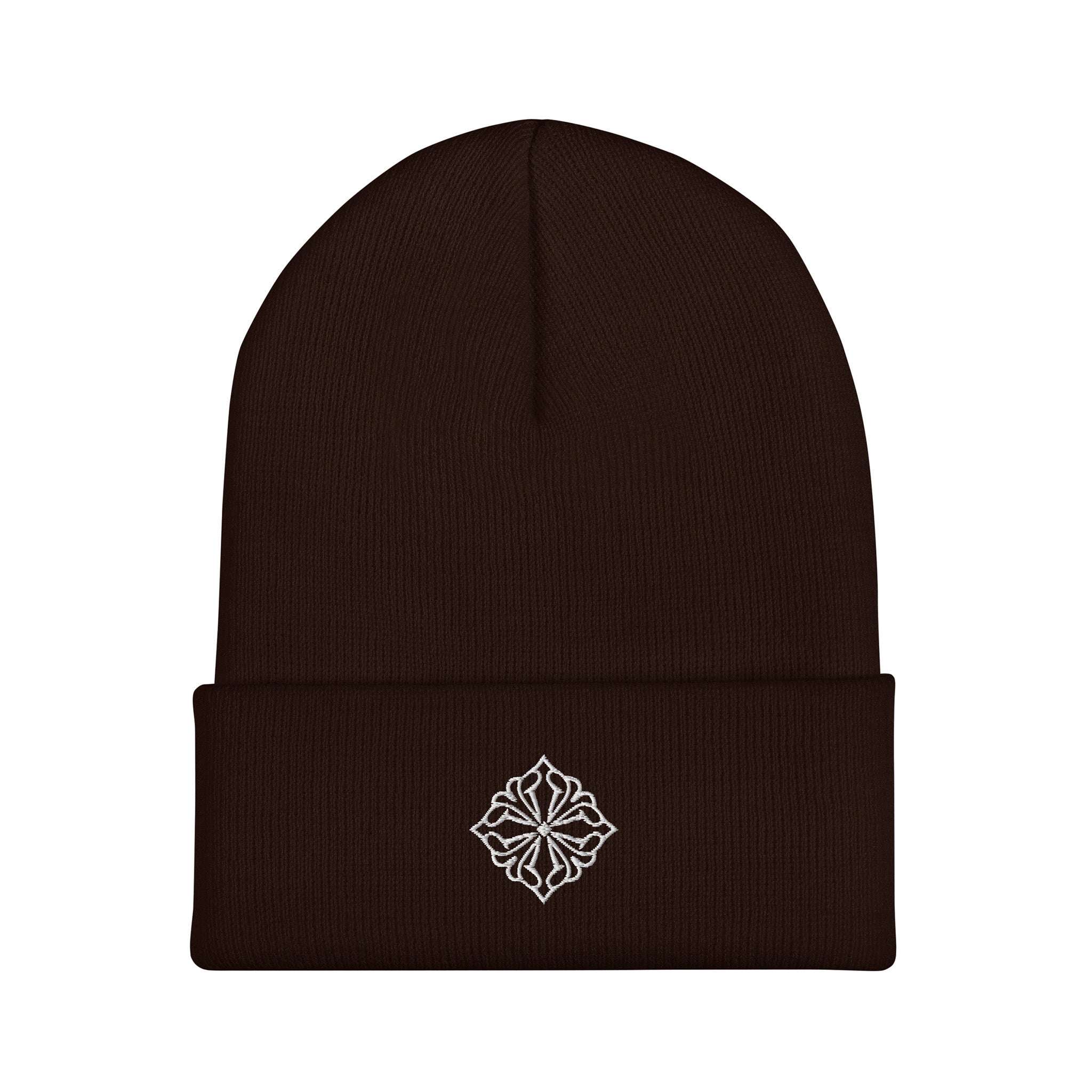 SM Fleur Beanie brown front