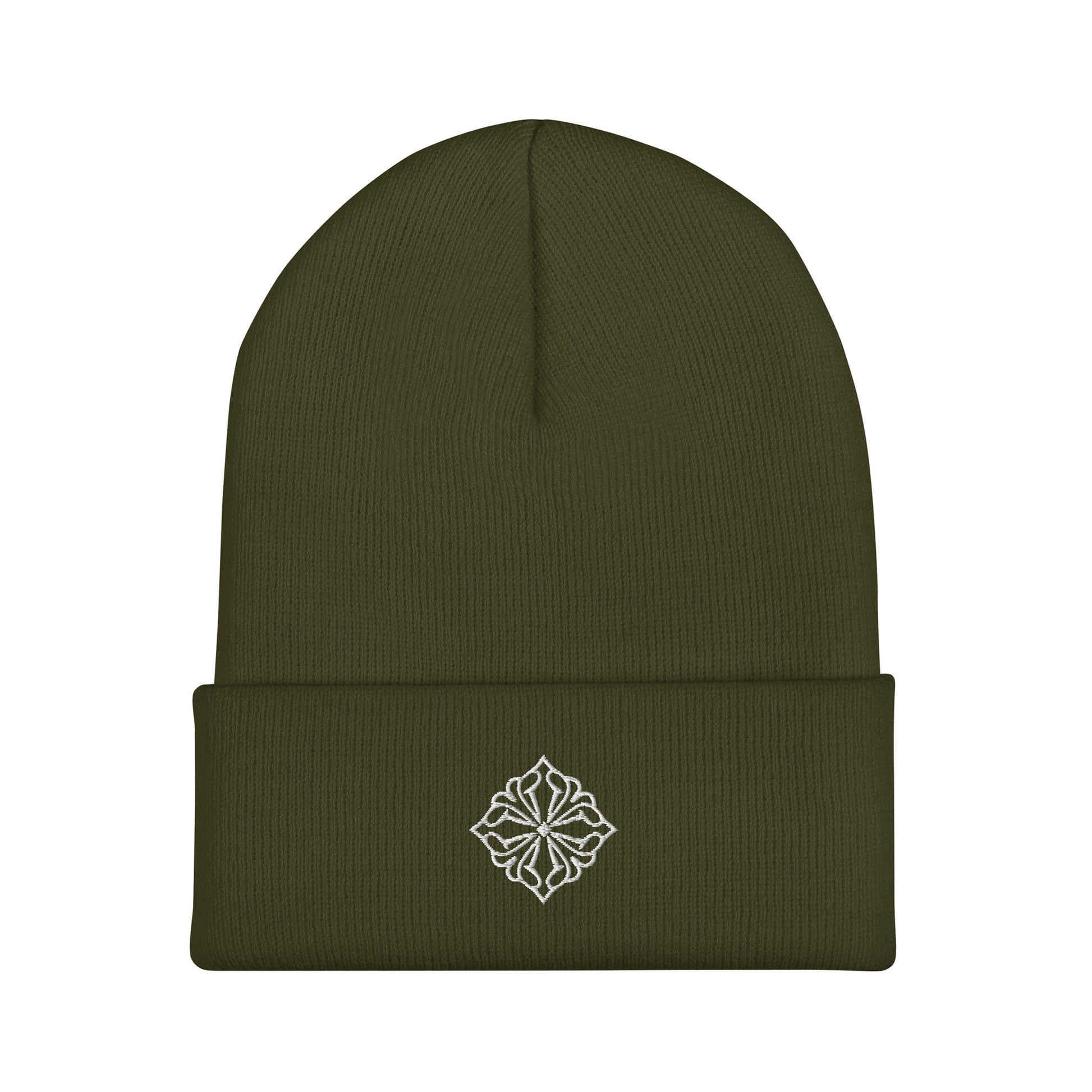 SM Fleur Beanie olive front
