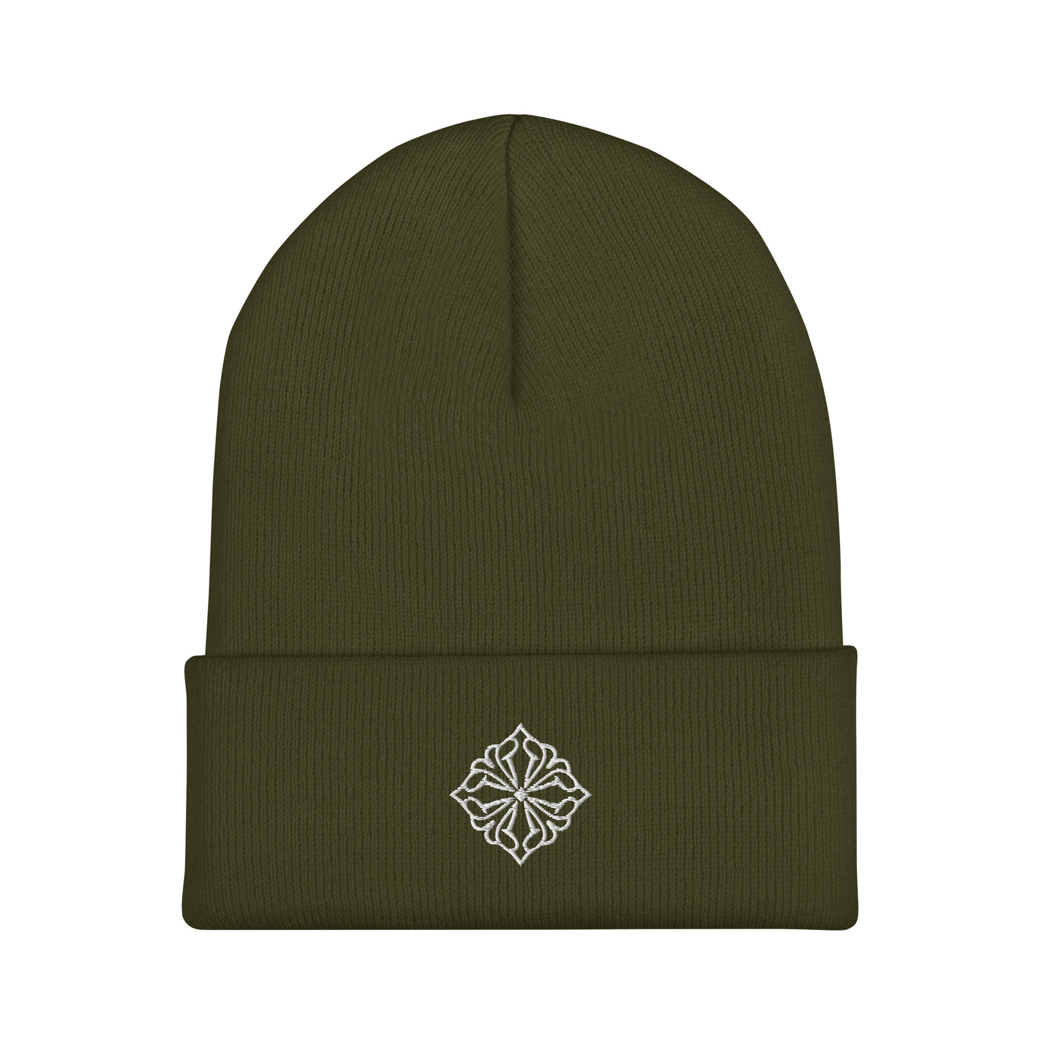 SM Fleur Beanie olive front