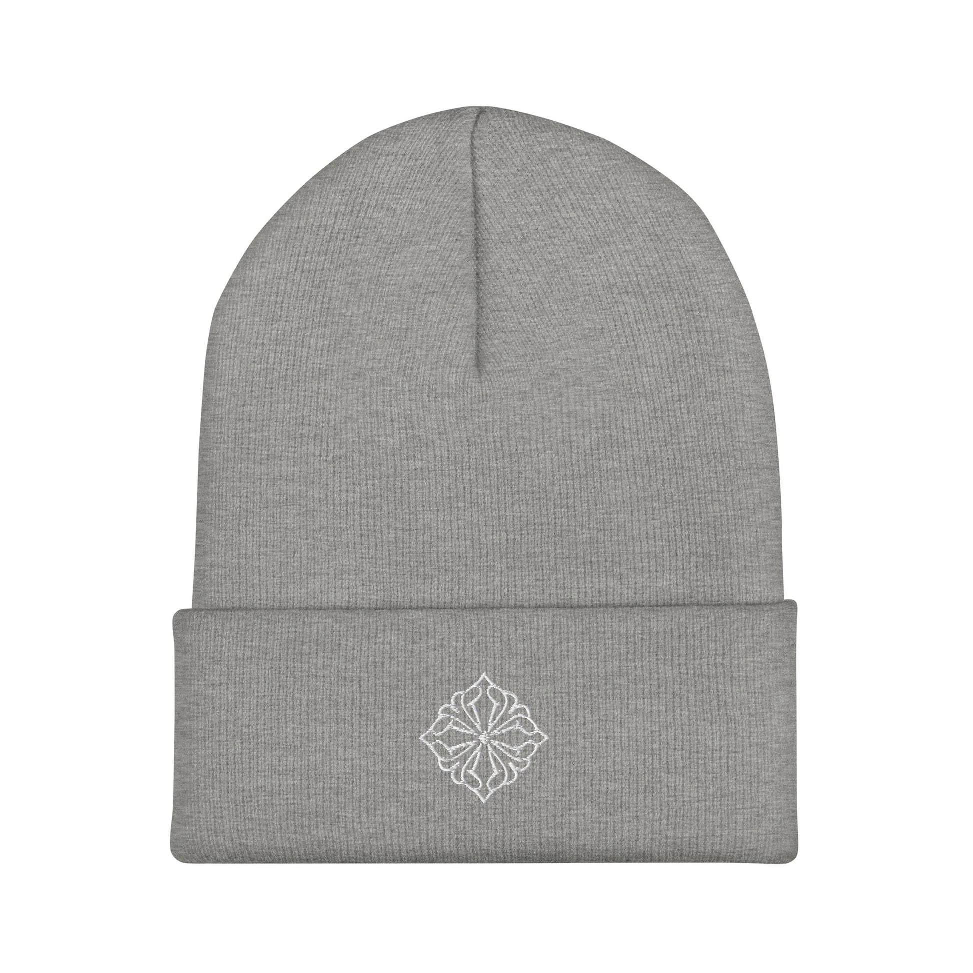 SM Fleur Beanie grey front