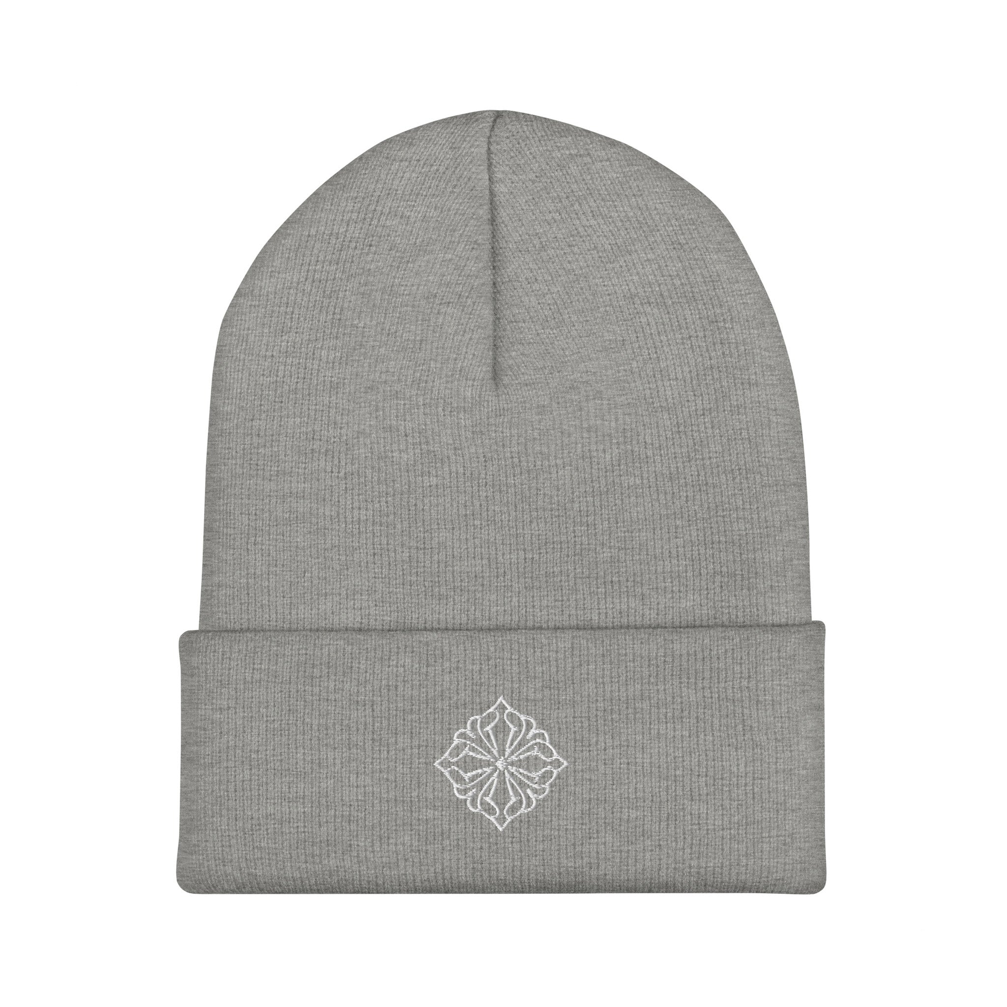 SM Fleur Beanie grey front