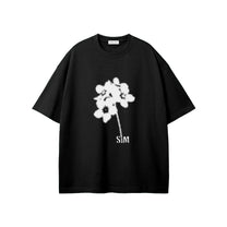 SM Floral T-shirt black front