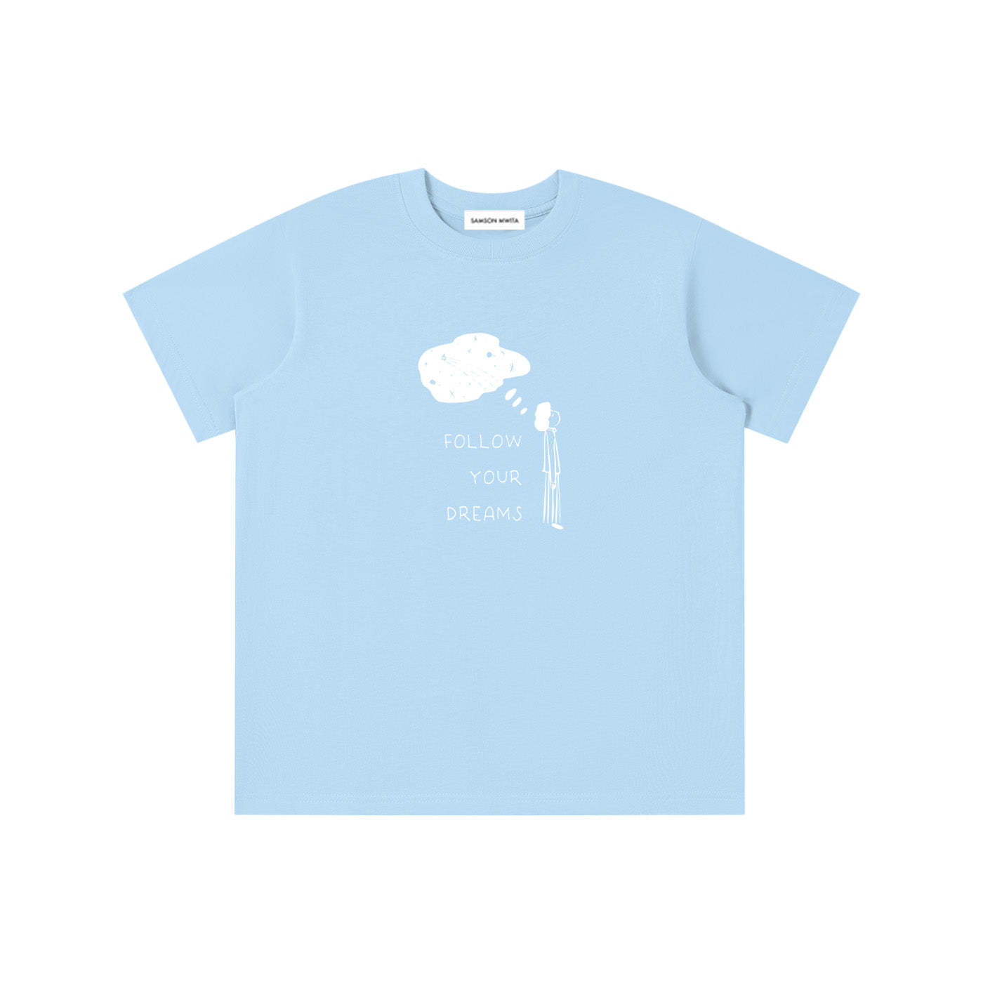 SM Follow Your Dreams Kids T-shirt blue front