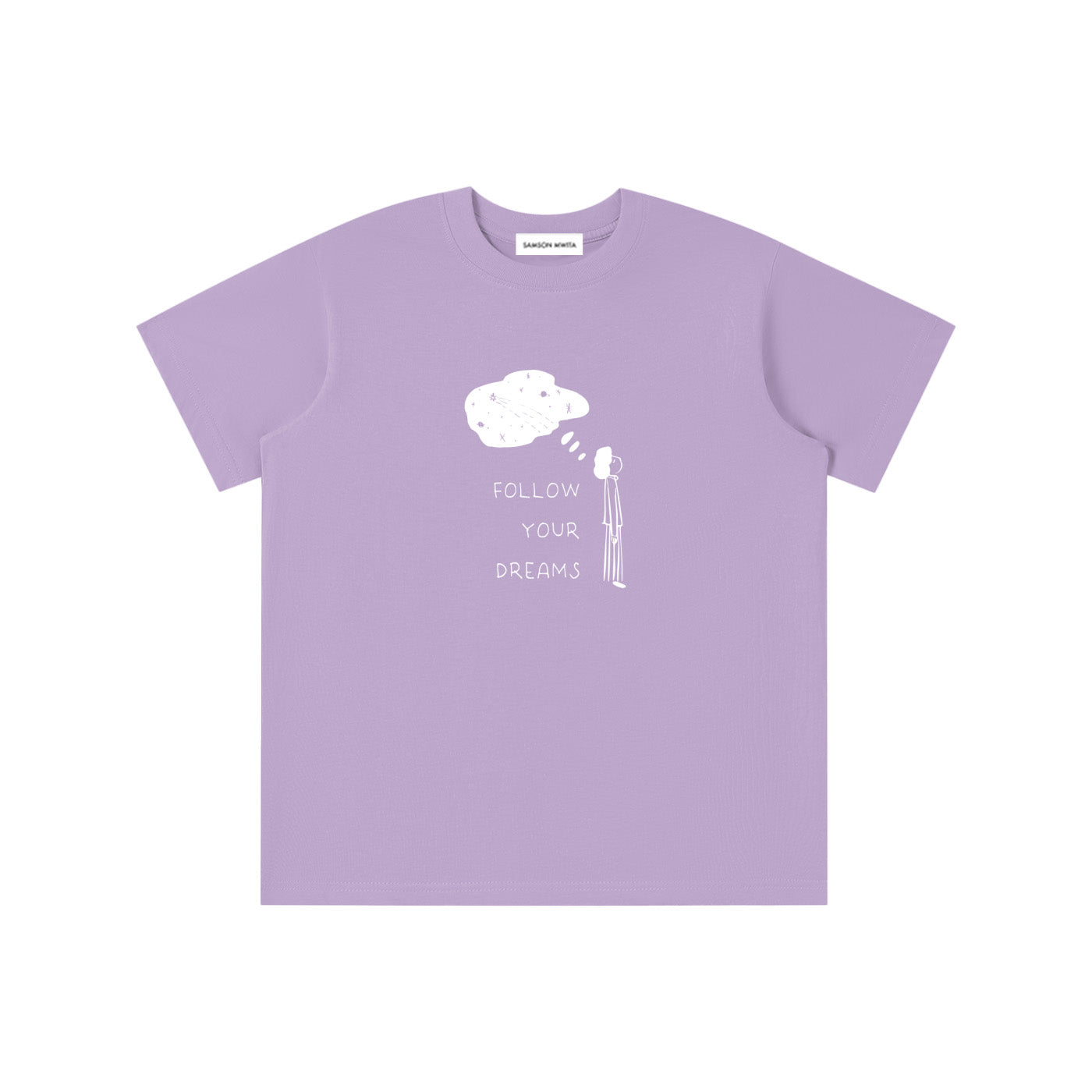 SM Follow Your Dreams Kids T-shirt purple front