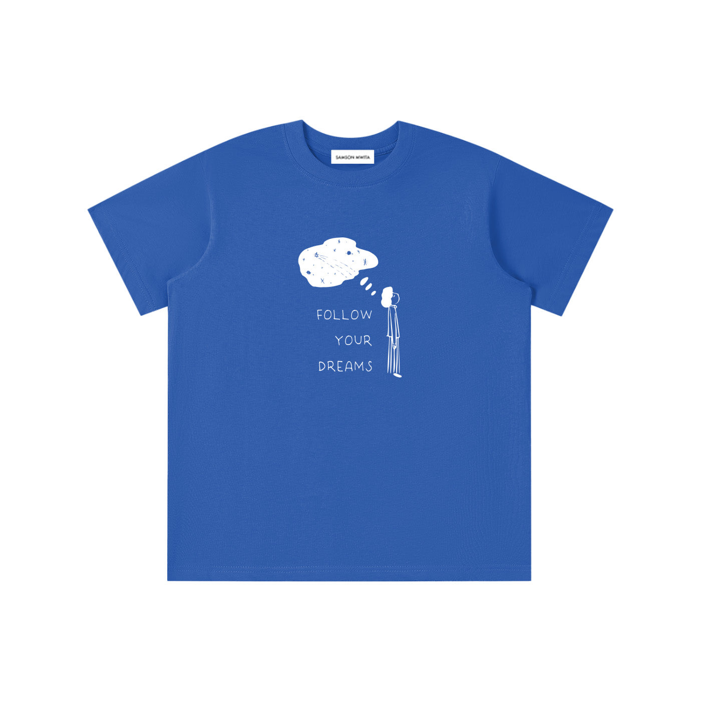 SM Follow Your Dreams Kids T-shirt dark blue front