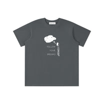 SM Follow Your Dreams Kids T-shirt grey front