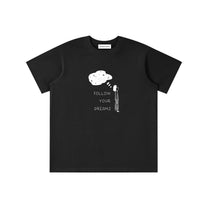 SM Follow Your Dreams Kids T-shirt black front