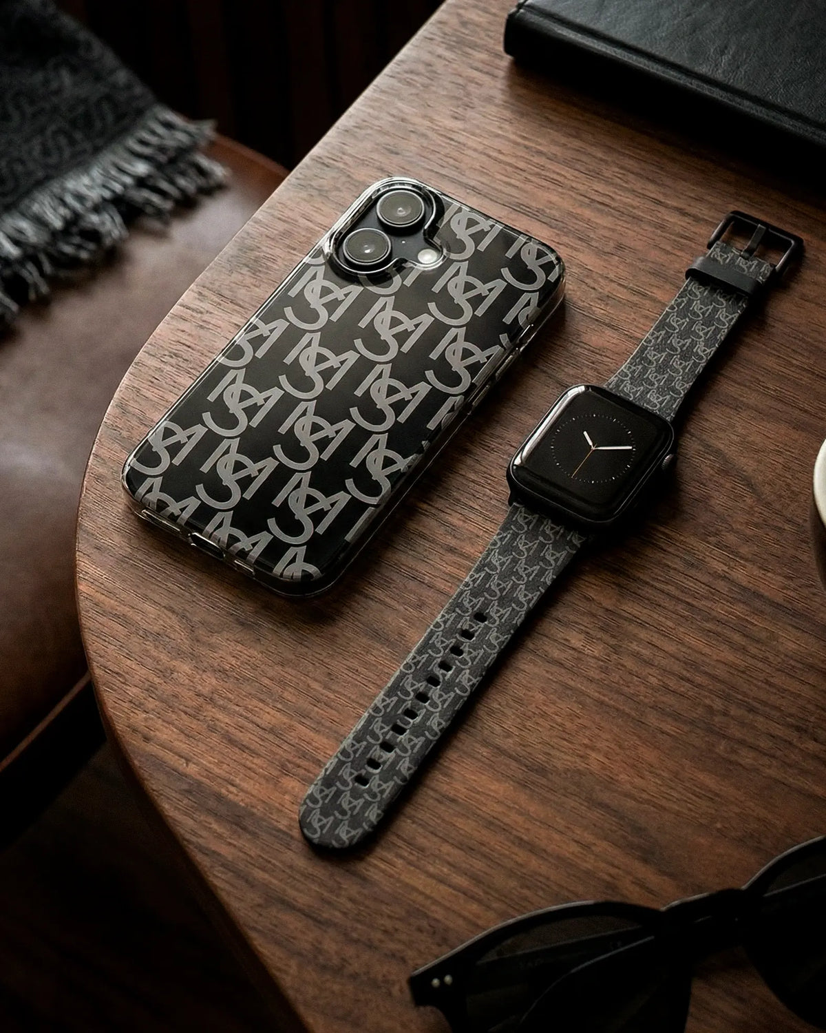SM Monogram Watch and Case