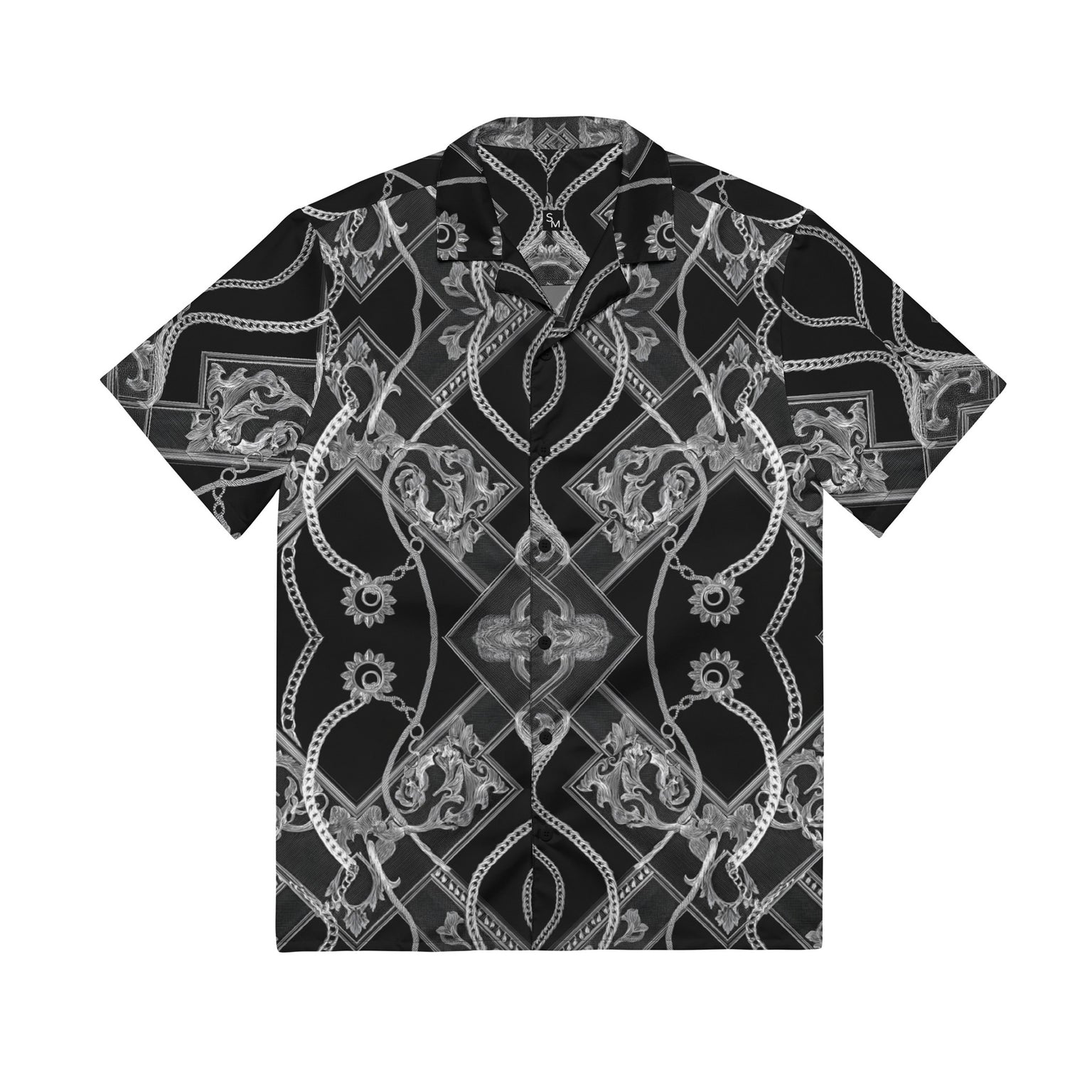 SM Gilded Waves Shirt black front