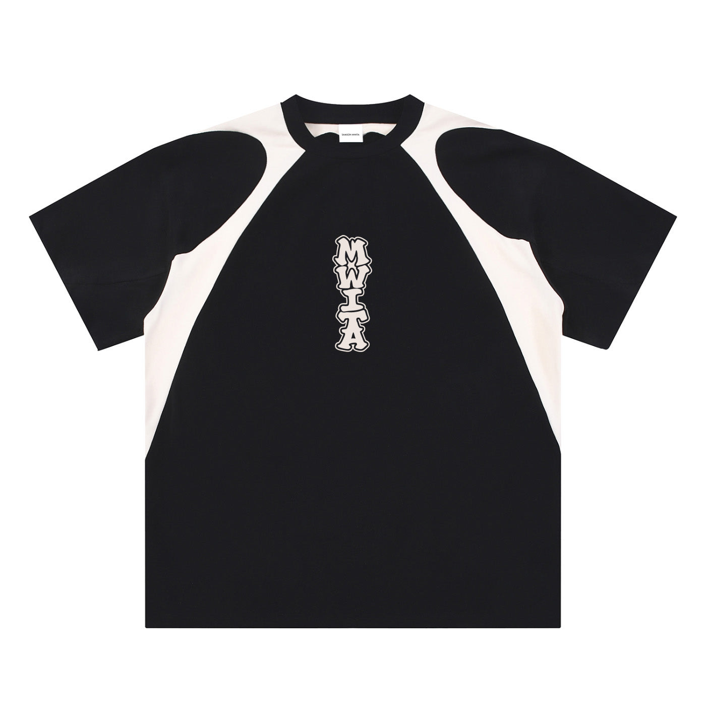 SM Graffiti Stack T-shirt black front