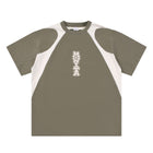 SM Graffiti Stack T-shirt stone grey front