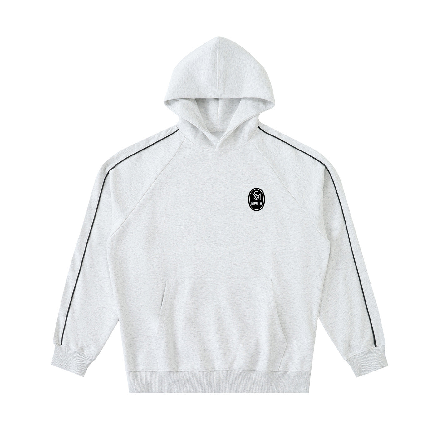 SM Insignia Parallel Hoodie grey front