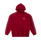 SM Insignia Parallel Hoodie carmine front