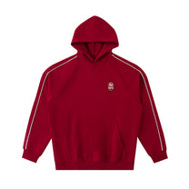 SM Insignia Parallel Hoodie carmine front