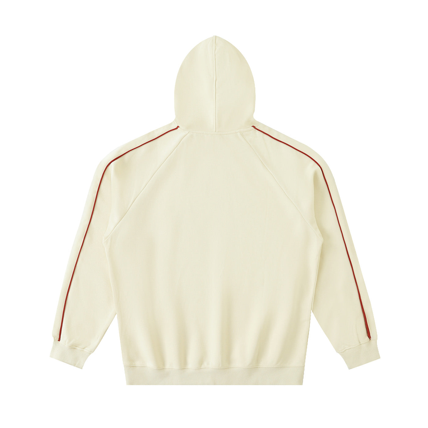 SM Insignia Parallel Hoodie cream back