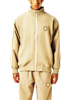 Model wearing SM Insignia Track Jacket front