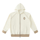 SM Insignia Hoodie beige front