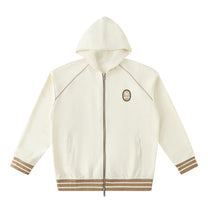 SM Insignia Hoodie beige front