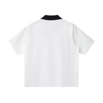 SM Legacy Jersey Polo T-shirt white back