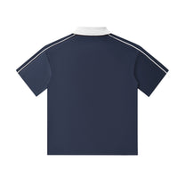 SM Royal Emblem Polo T-shirt navy back