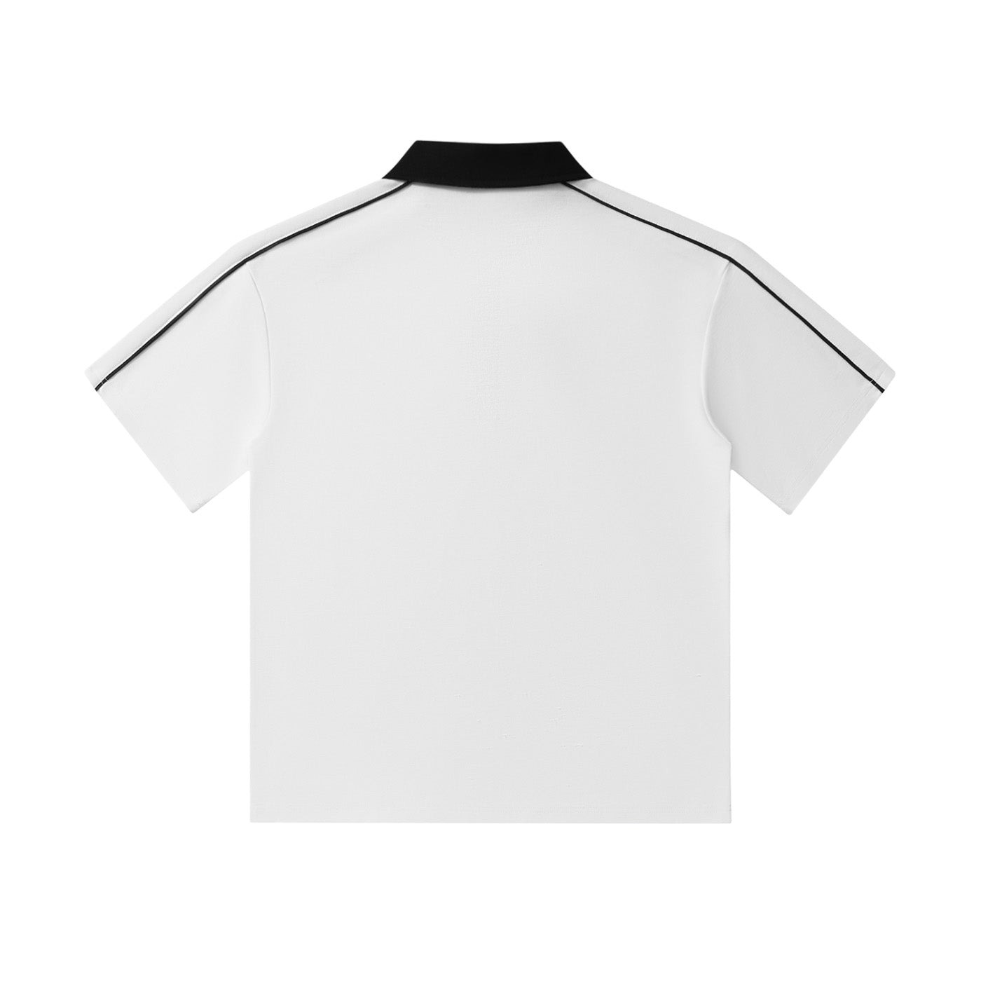 SM Royal Emblem Polo T-shirt lucent white back