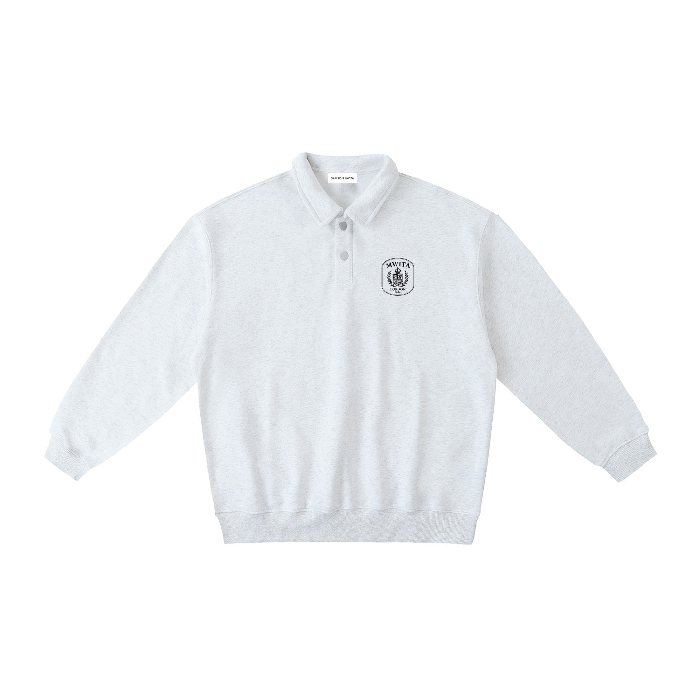 SM Royal Emblem Sweatshirt grey front