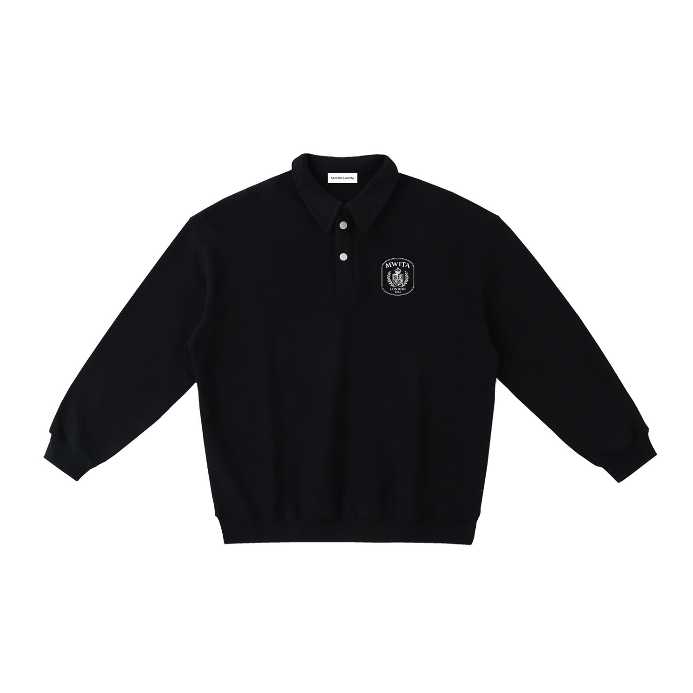 SM Royal Emblem Sweatshirt black front