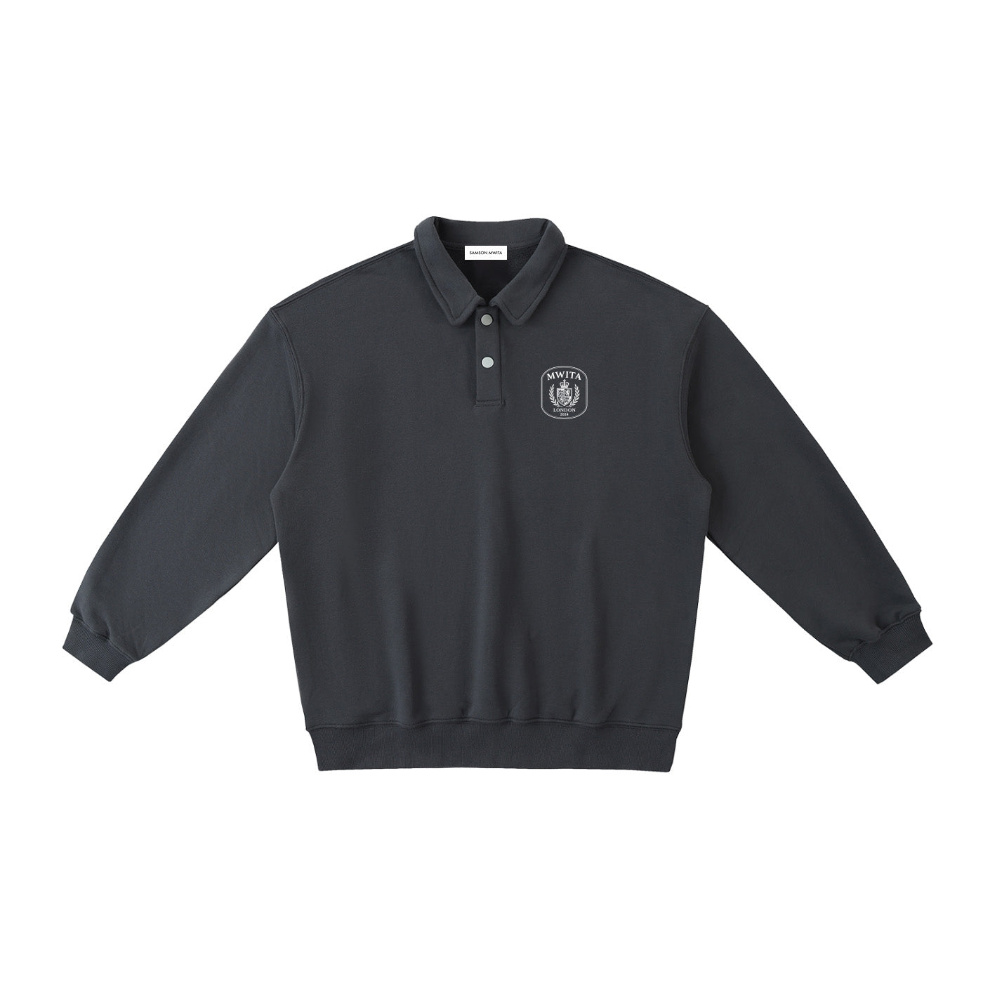 SM Royal Emblem Sweatshirt grey front