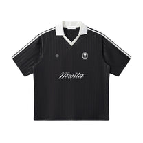 SM Legacy Jersey Polo T-shirt black front