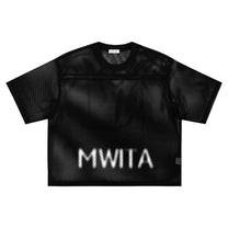 SM Mesh Boxy T-shirt black front