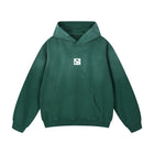 SM Monkey Wash Hoodie green front