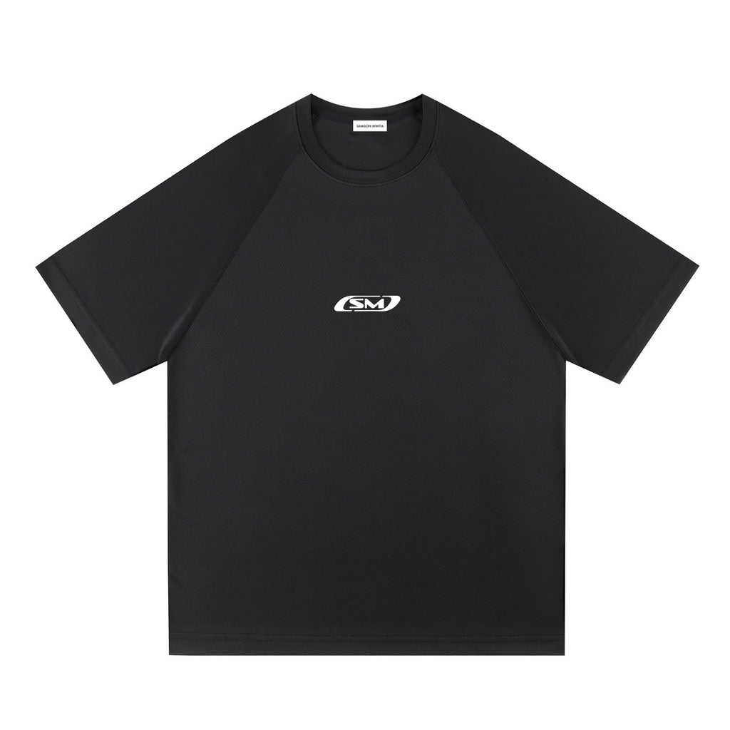 SM Motion Mesh T-shirt black front