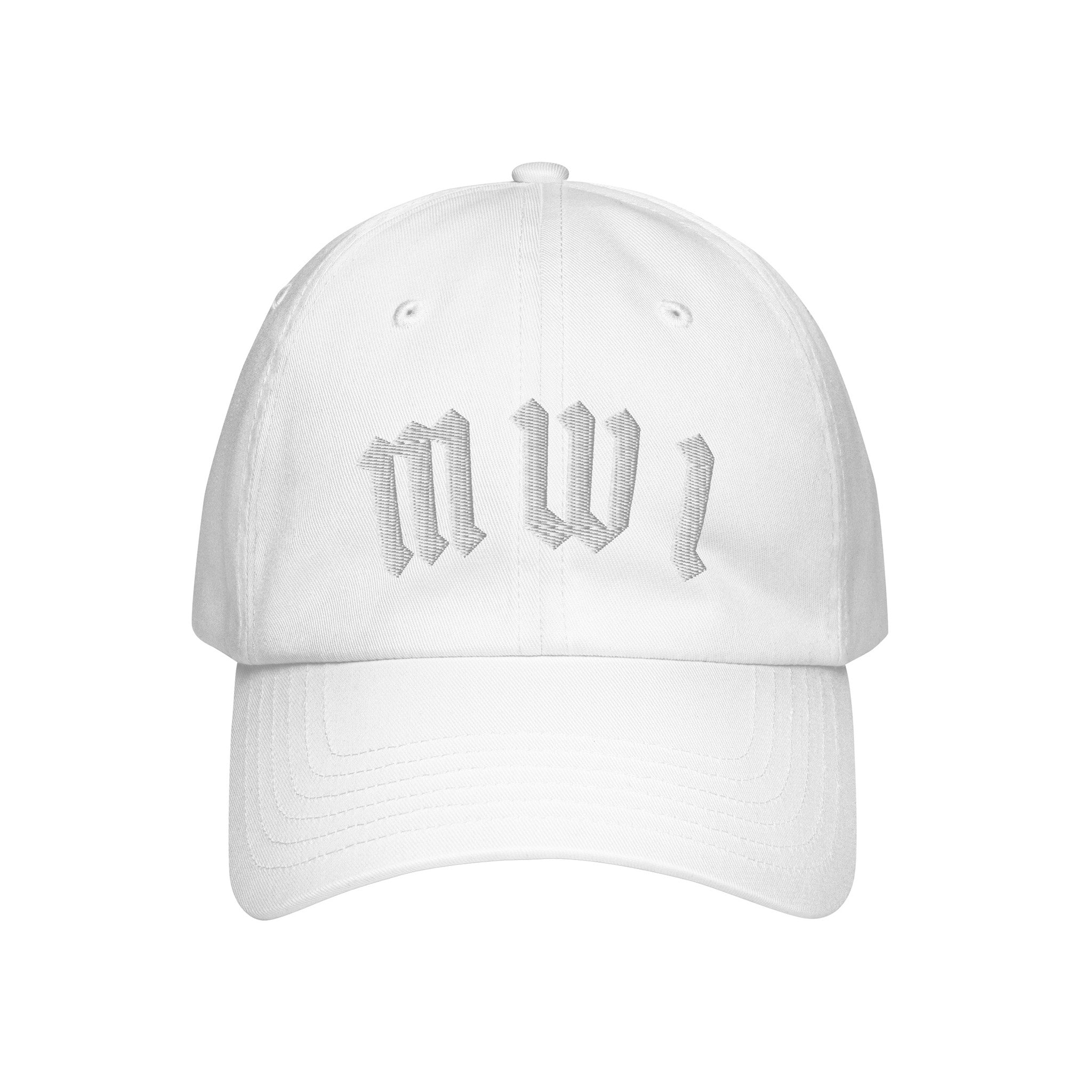 SM Script Cap white front