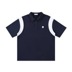 SM Sig. Panel Polo T-shirt navy front