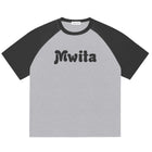 SM Retro Raglan T-shirt Grey front