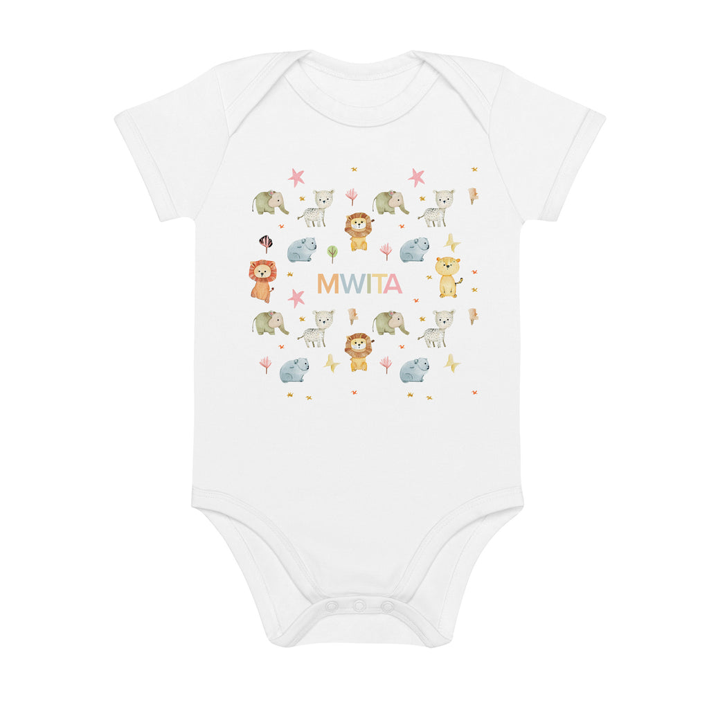 SM Safari Baby Bodysuit front