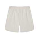 SM Motion Oversized Court Shorts oat grey back