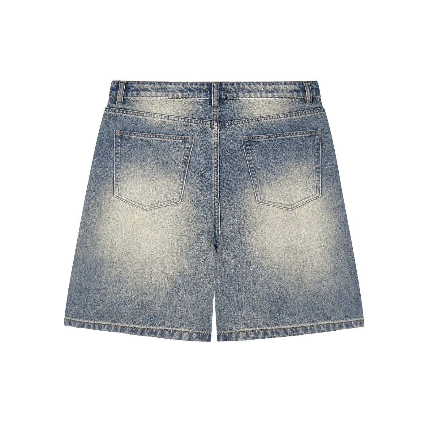 SM Heritage Distressed Denim Shorts back